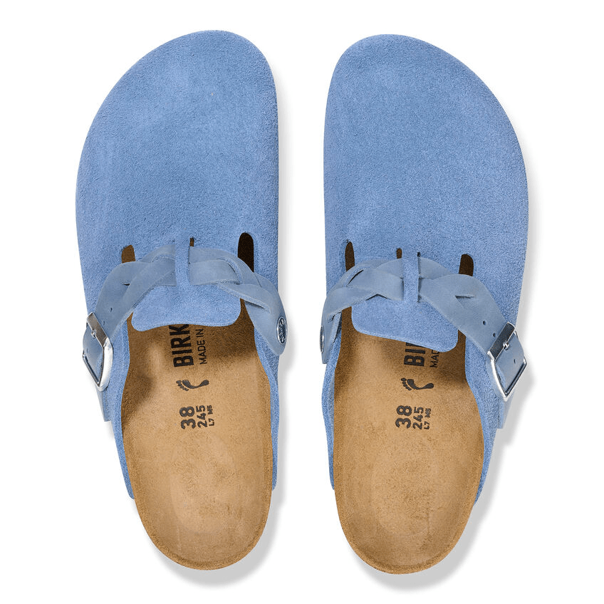 Boston Braid | Suede | Elemental Blue - Clog - Birkenstock