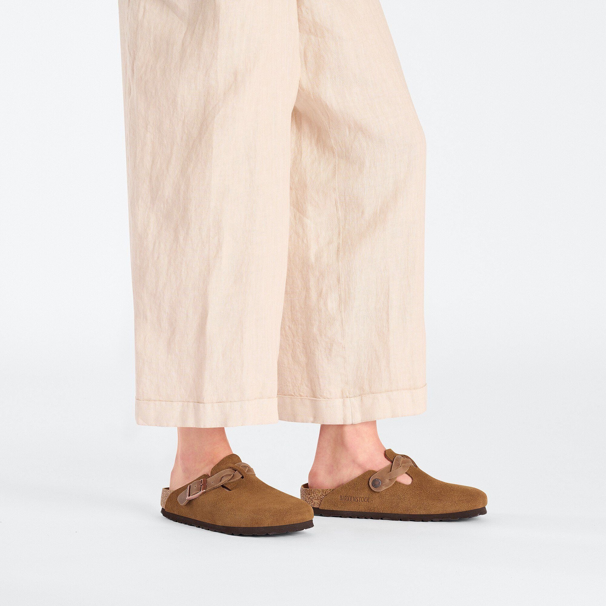 Boston Braid | Suede | Mink – Birkenstock Midtown