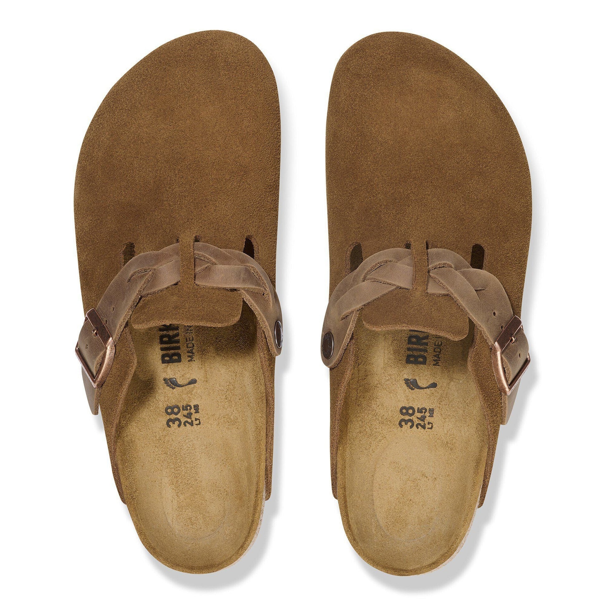 Boston Braid | Suede | Mink - clog - Birkenstock