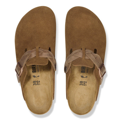 Boston Braid | Suede | Mink - clog - Birkenstock