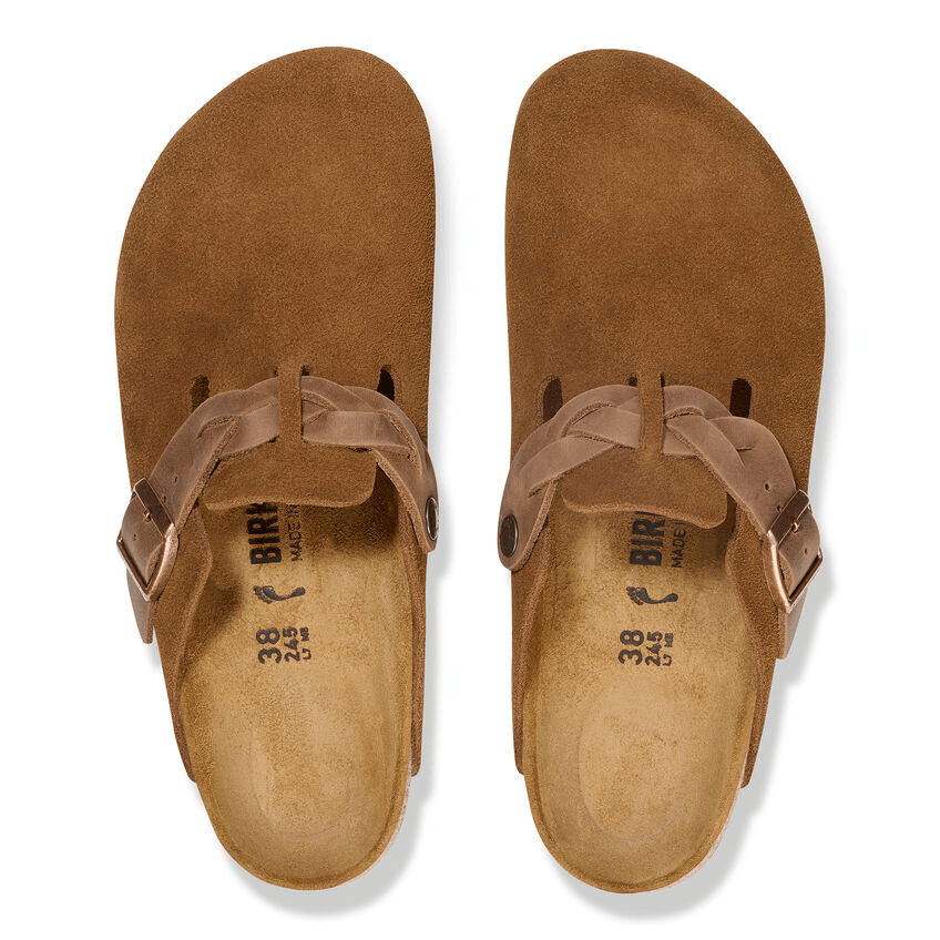 Boston Braid | Suede | Mink - Clog - Birkenstock