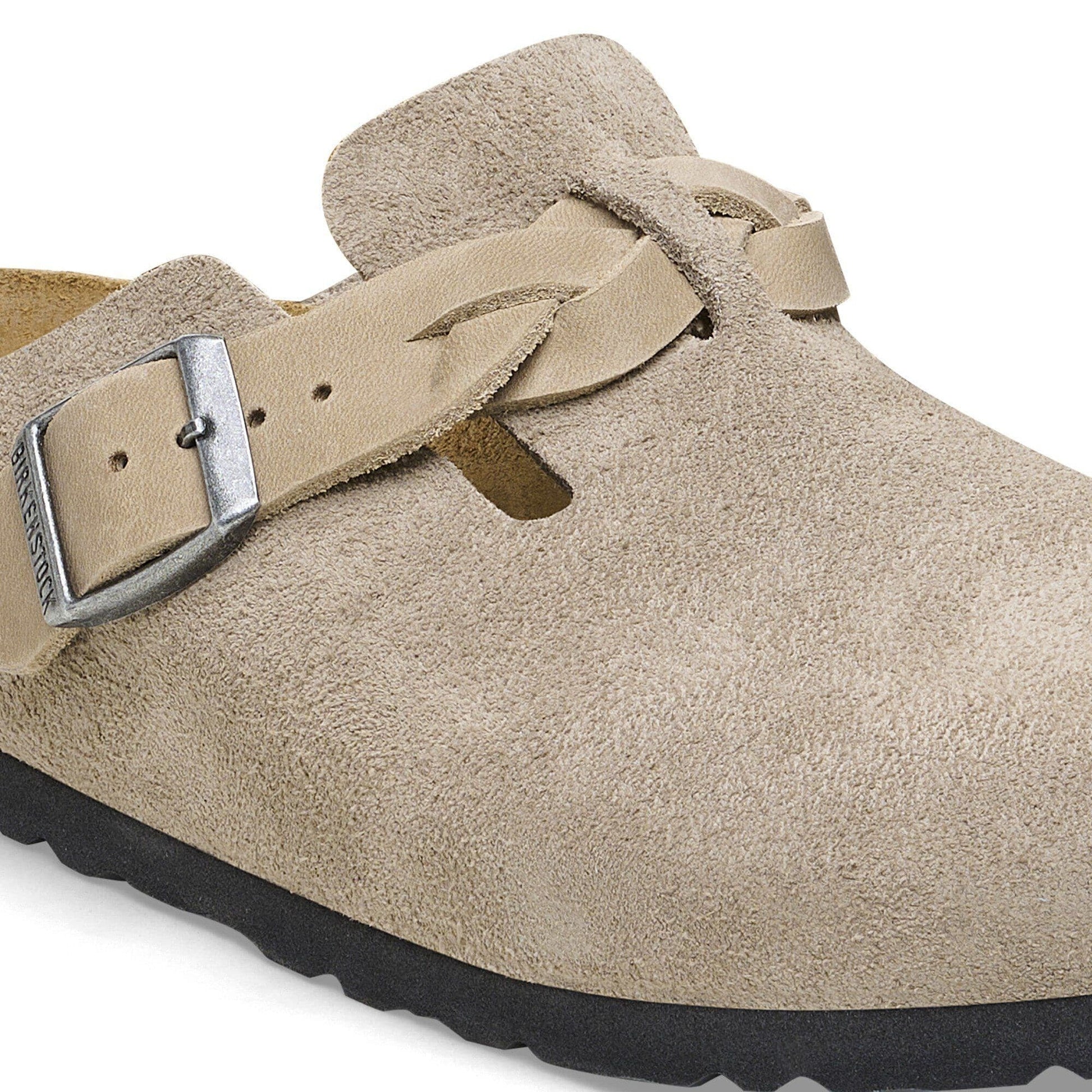 Boston Braid | Suede | Taupe - clog - Birkenstock