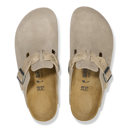 Boston Braid | Suede | Taupe - clog - Birkenstock