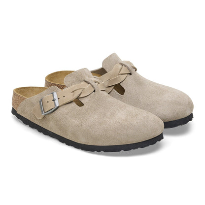 Boston Braid | Suede | Taupe - clog - Birkenstock