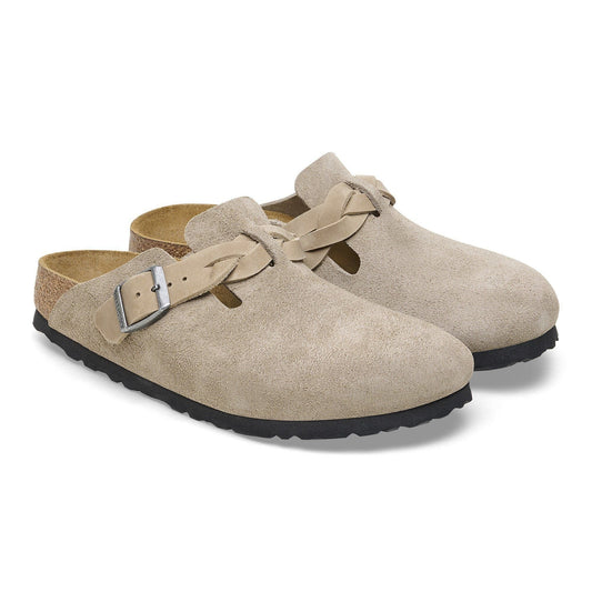 Boston Braid | Suede | Taupe - clog - Birkenstock