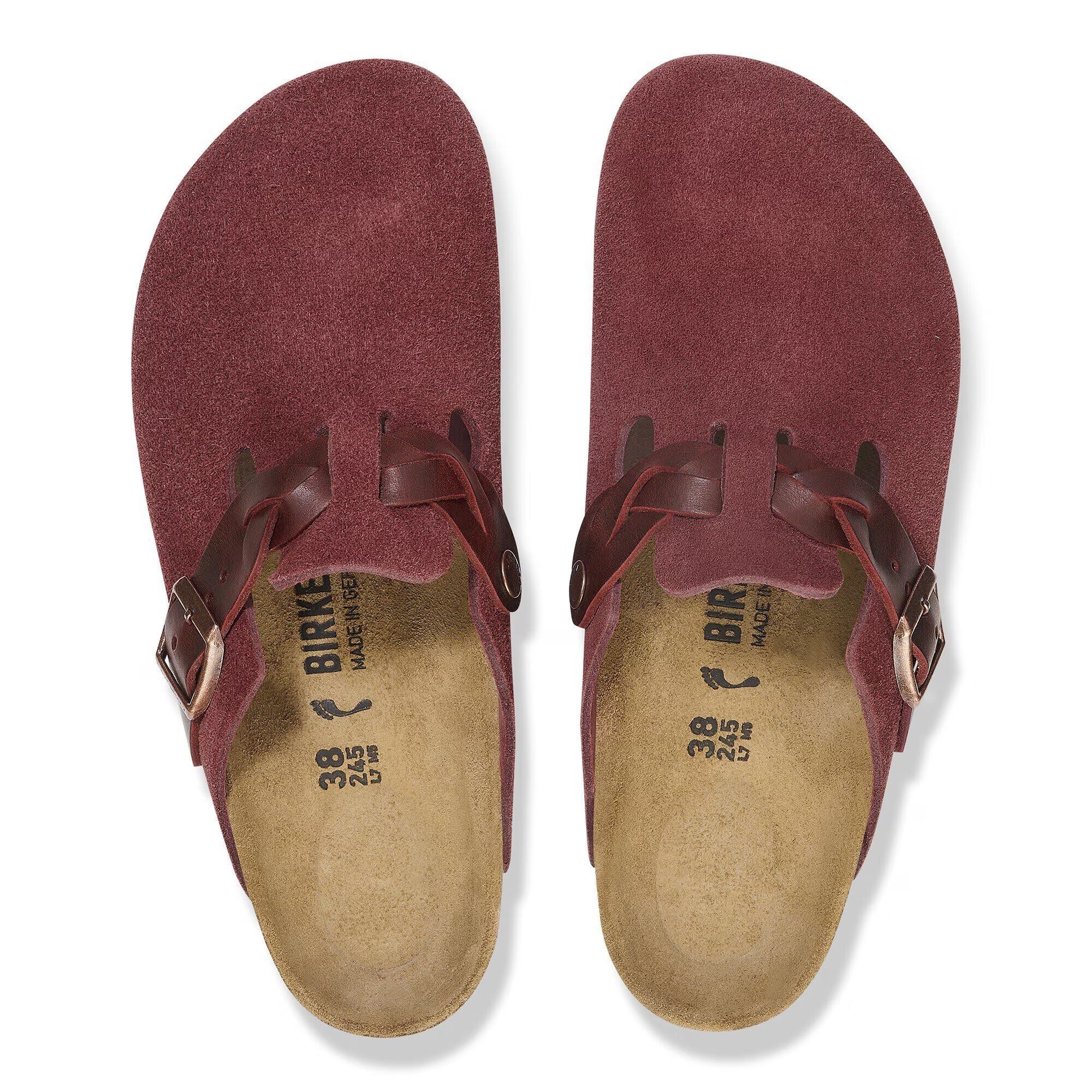 Boston Braid | Suede | Zinfandel – Birkenstock Midtown