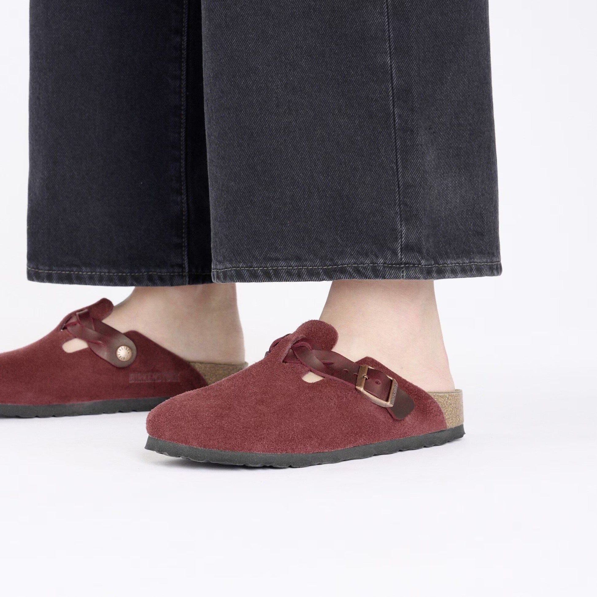 Boston Braid | Suede | Zinfandel - Clog - Birkenstock
