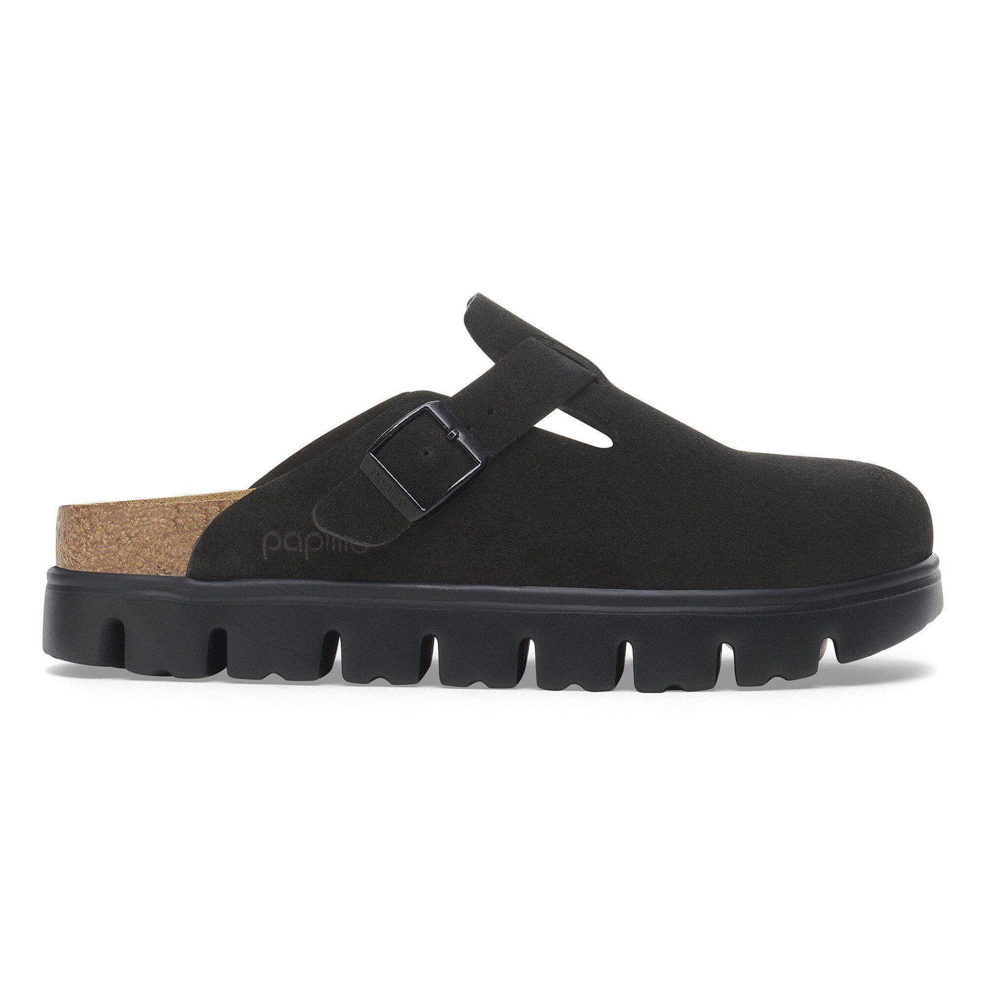 Boston Chunky | Suede | Black – Birkenstock Midtown