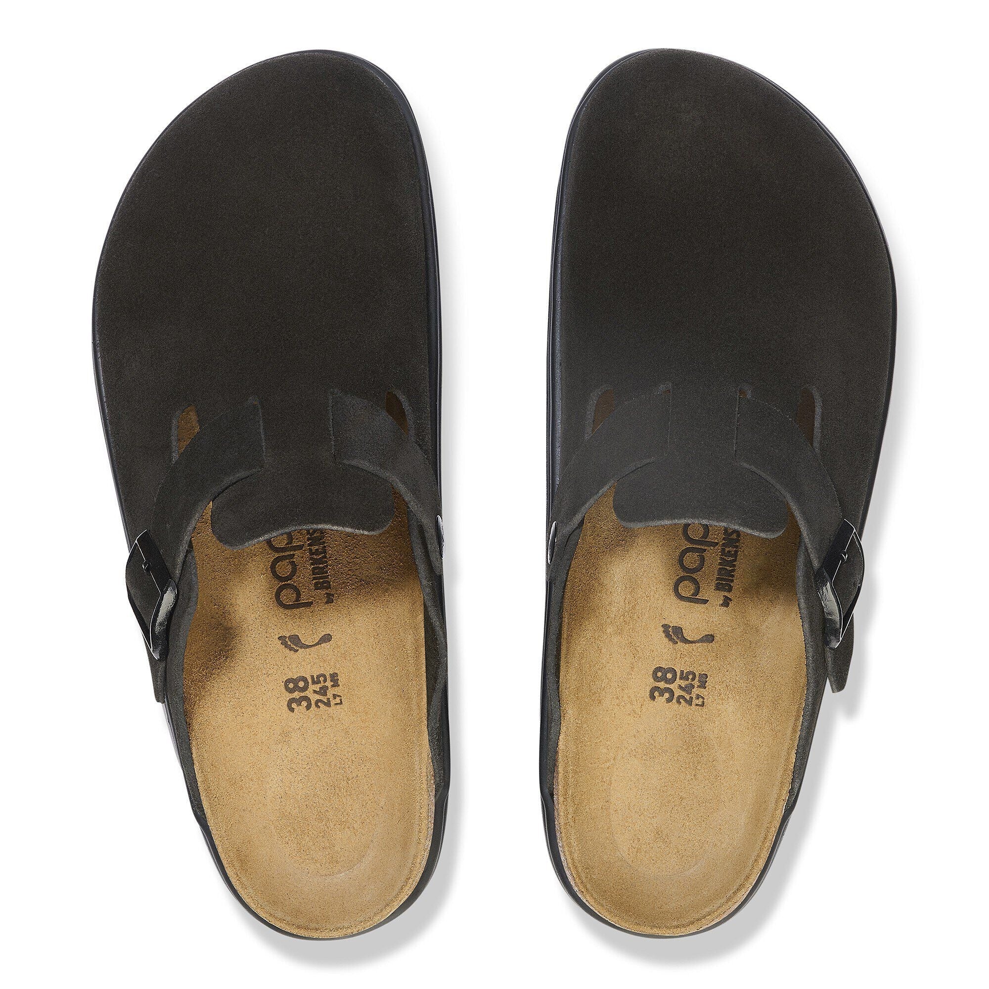 Boston Chunky | Suede | Black – Birkenstock Midtown