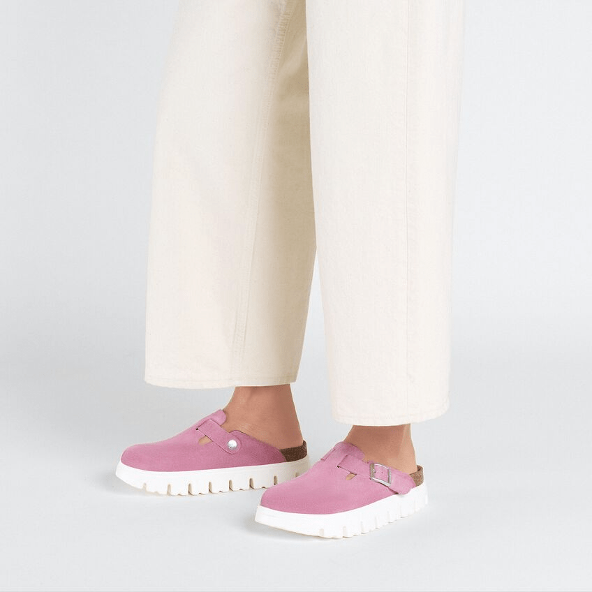 Boston Chunky | Suede | Candy Pink - Clog - Birkenstock