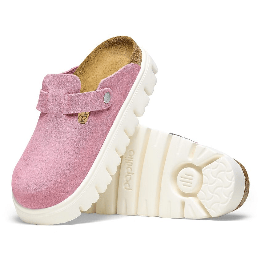 Boston Chunky | Suede | Candy Pink - Clog - Birkenstock