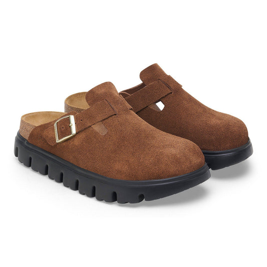 Boston Chunky | Suede | Dark Tea - clog - Birkenstock