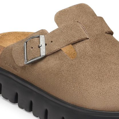 Boston Chunky | Suede | Gray Taupe - clog - Birkenstock