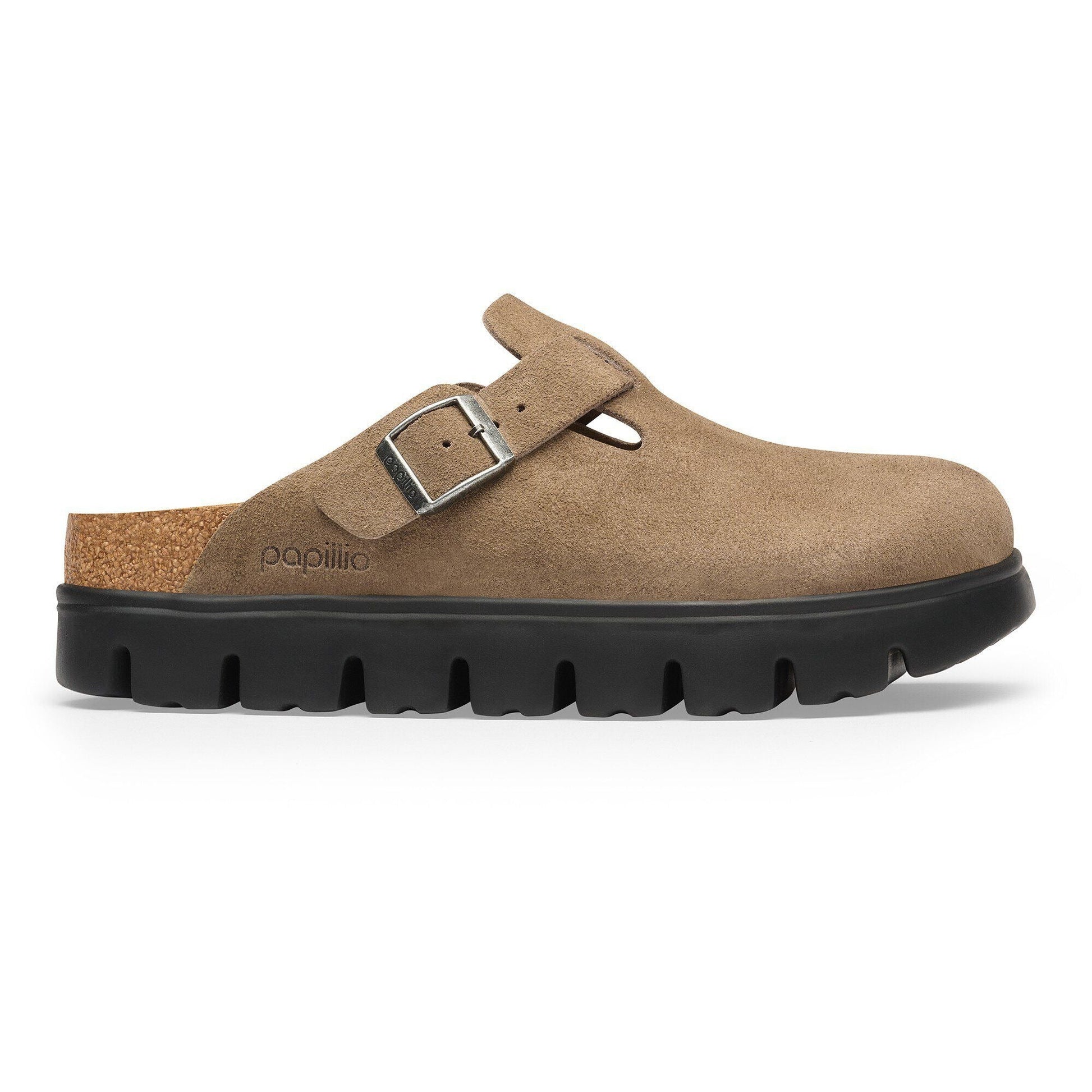 Boston Chunky | Suede | Gray Taupe - clog - Birkenstock