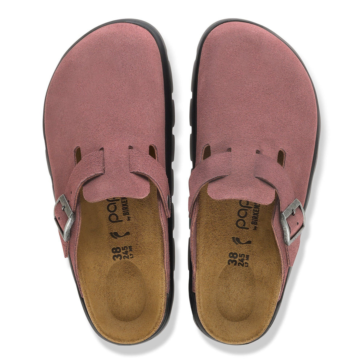 Boston Chunky | Suede | Pepper Tonal - clog - Birkenstock