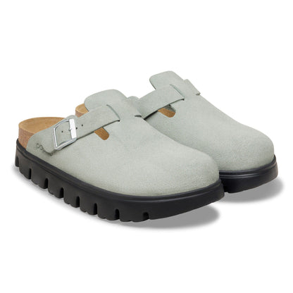 Boston Chunky | Suede | Pure Sage - Clog - Birkenstock