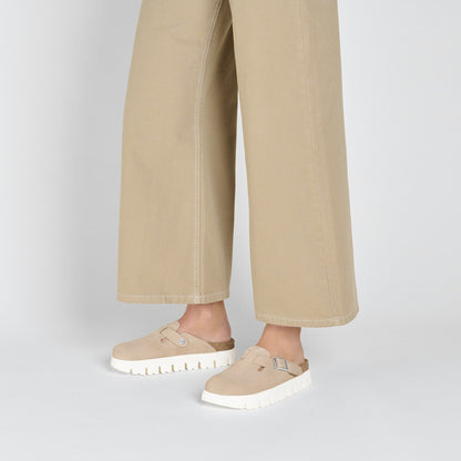 Boston Chunky | Suede | Warm Sand - clog - Birkenstock