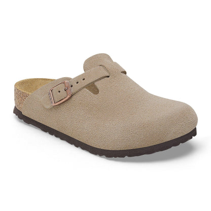 Boston | Kids | Suede | Taupe - clog - Birkenstock