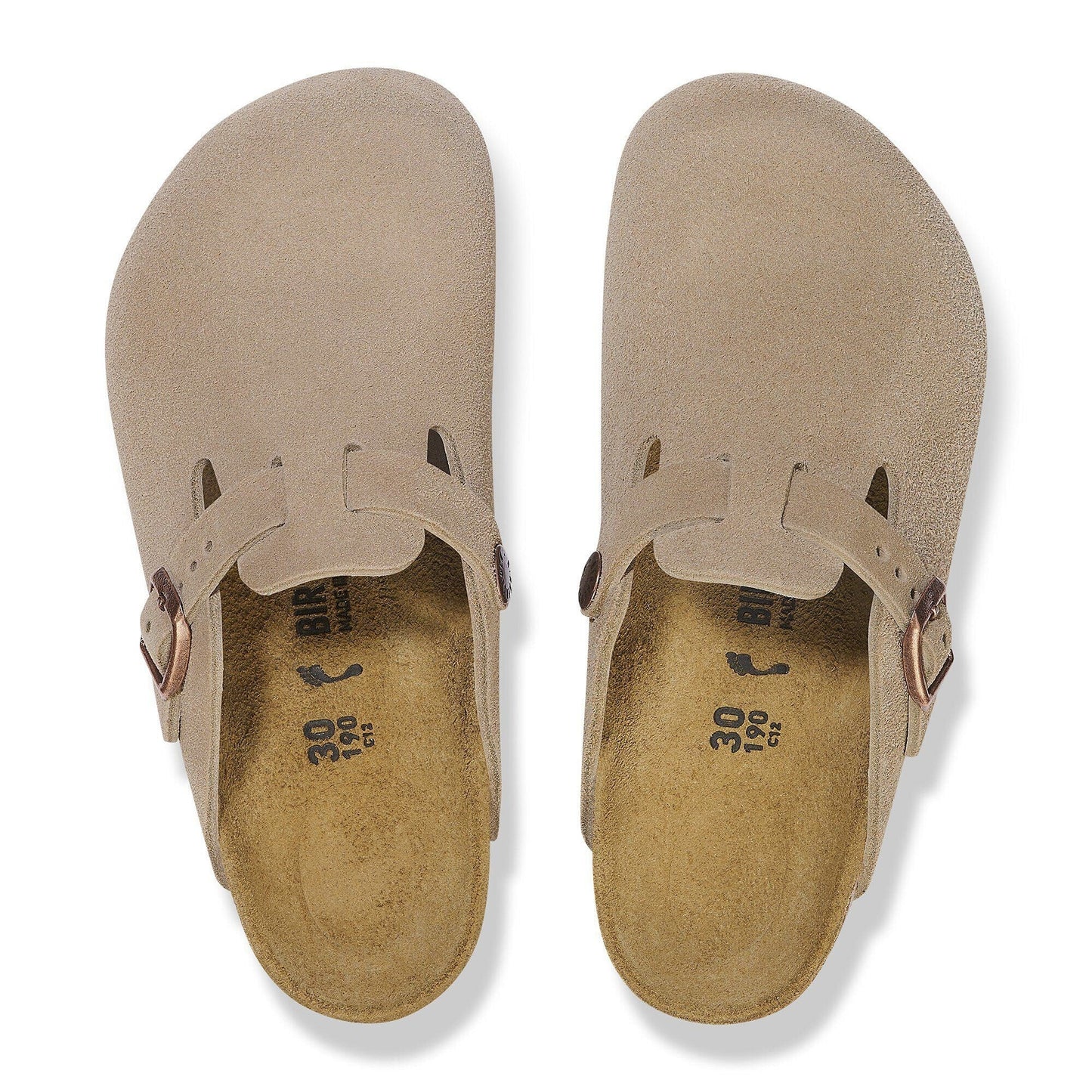 Boston | Kids | Suede | Taupe - clog - Birkenstock