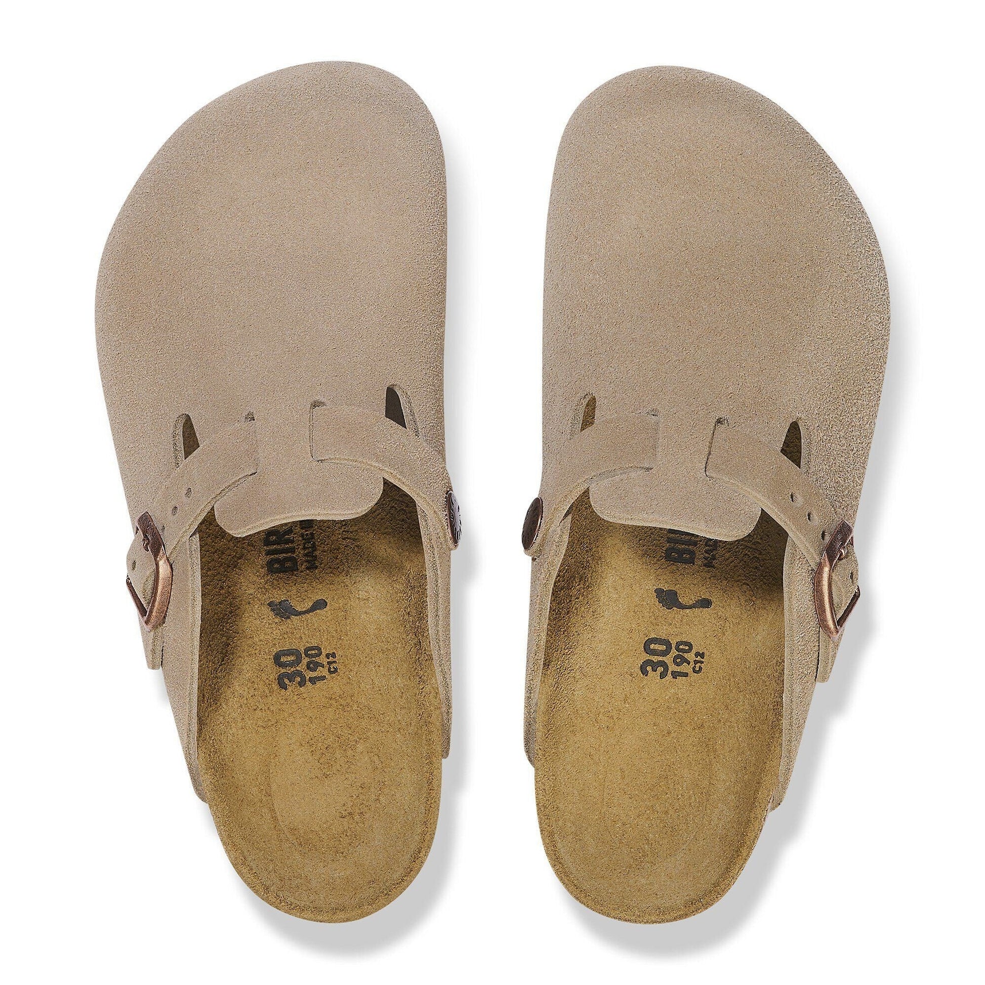 Boston | Kids | Suede | Taupe - clog - Birkenstock