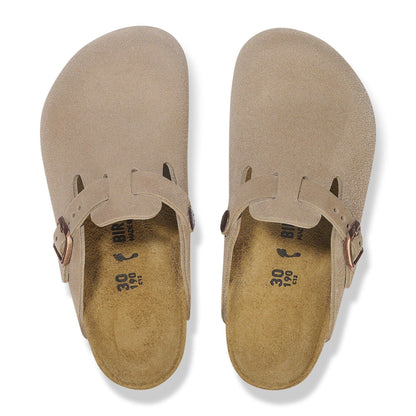 Boston | Kids | Suede | Taupe - clog - Birkenstock