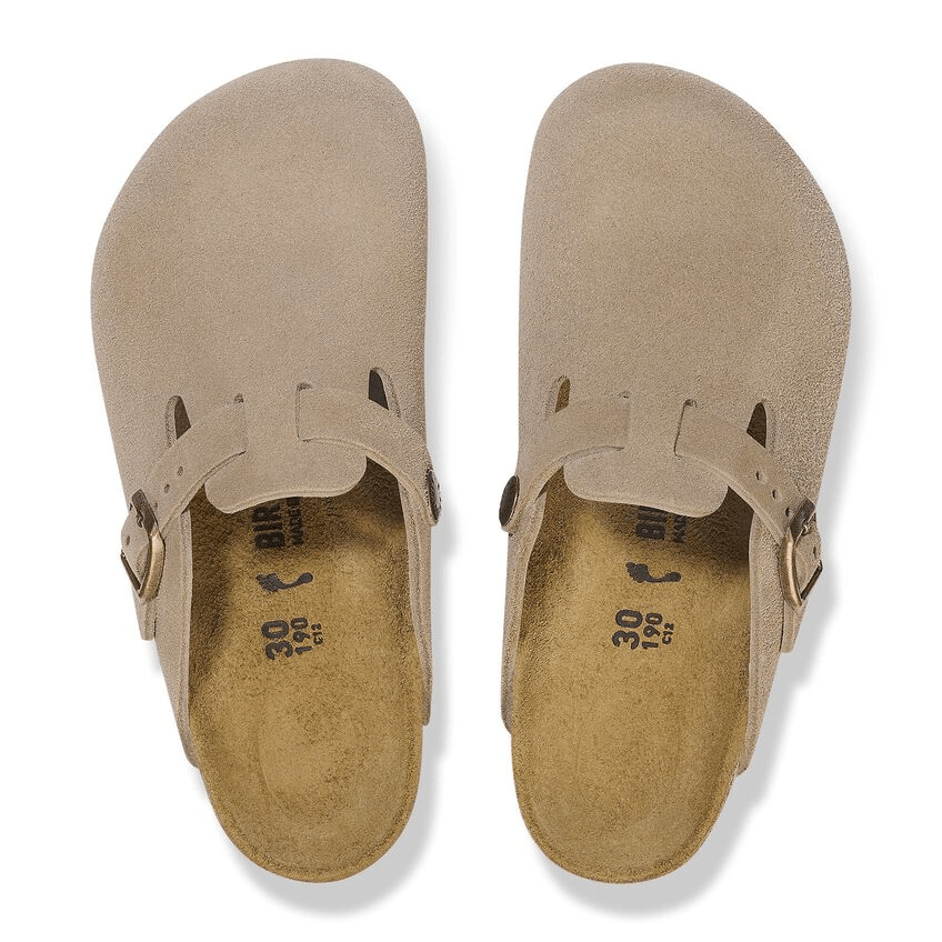 Boston | Kids | Suede | Taupe - Clog - Birkenstock