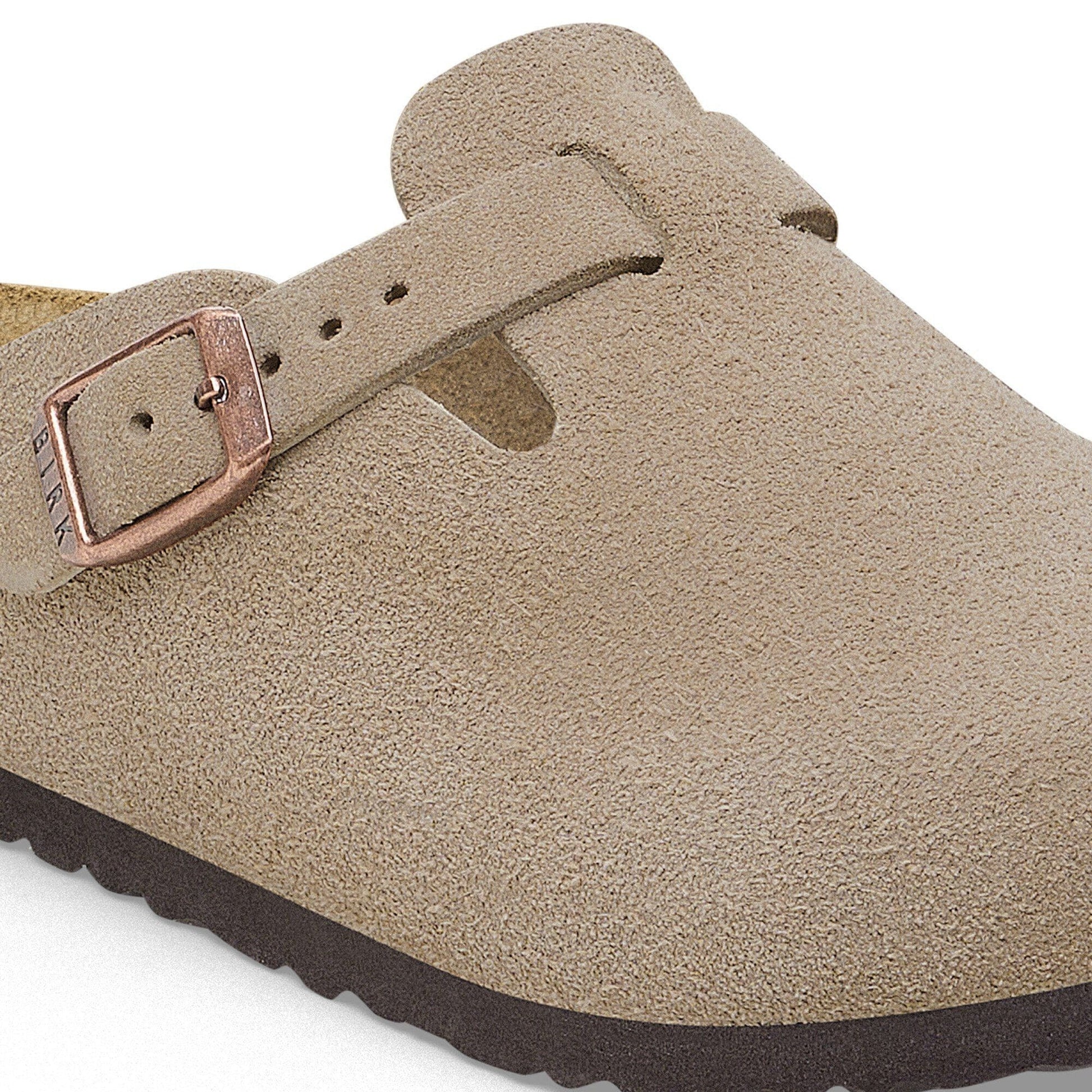 Boston | Kids | Suede | Taupe - clog - Birkenstock