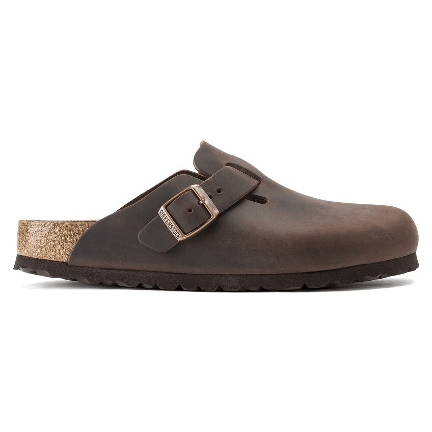 Boston | Oiled Leather | Habana Brown - Clog - Birkenstock