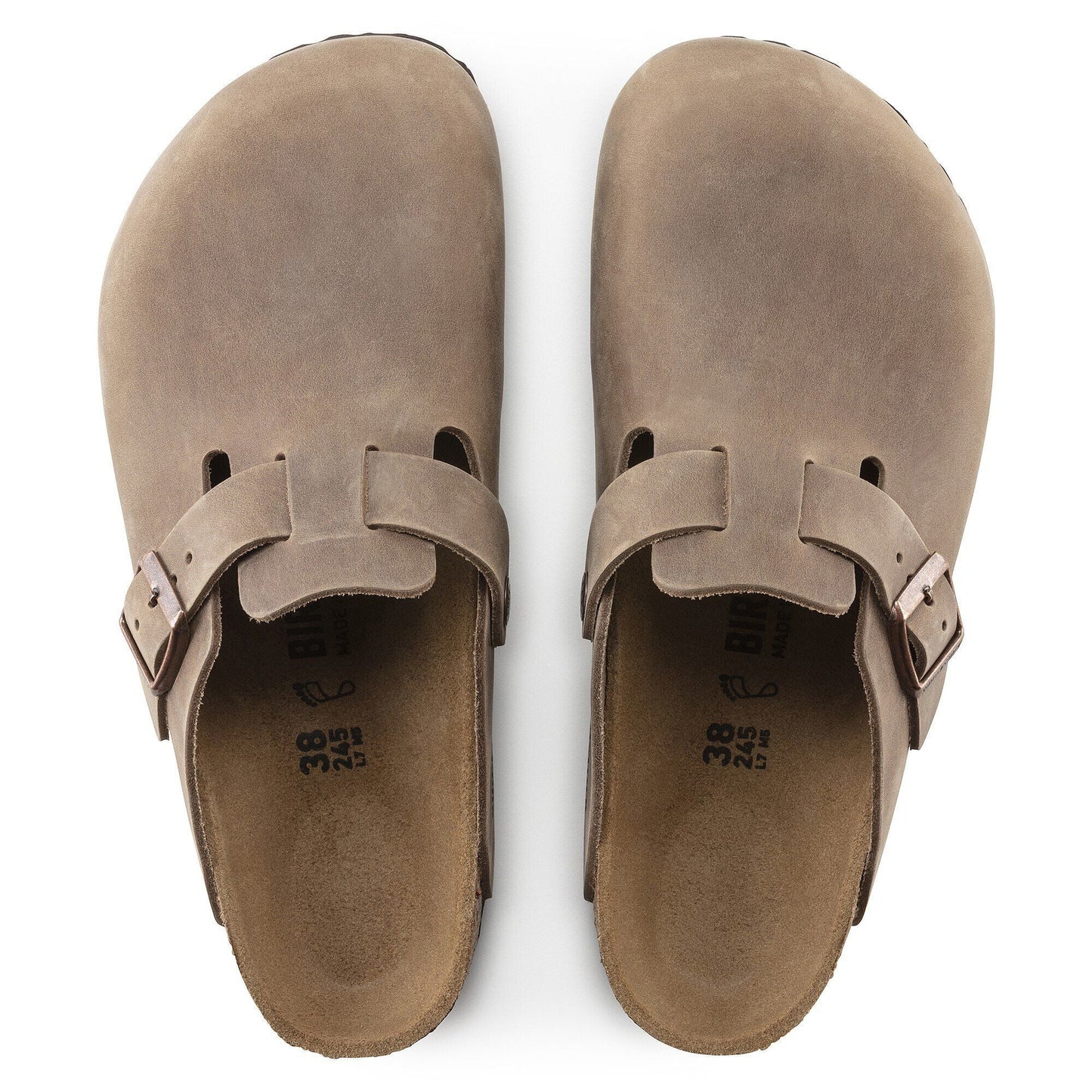 Boston | Oiled Leather | Tobacco Brown - clog - Birkenstock