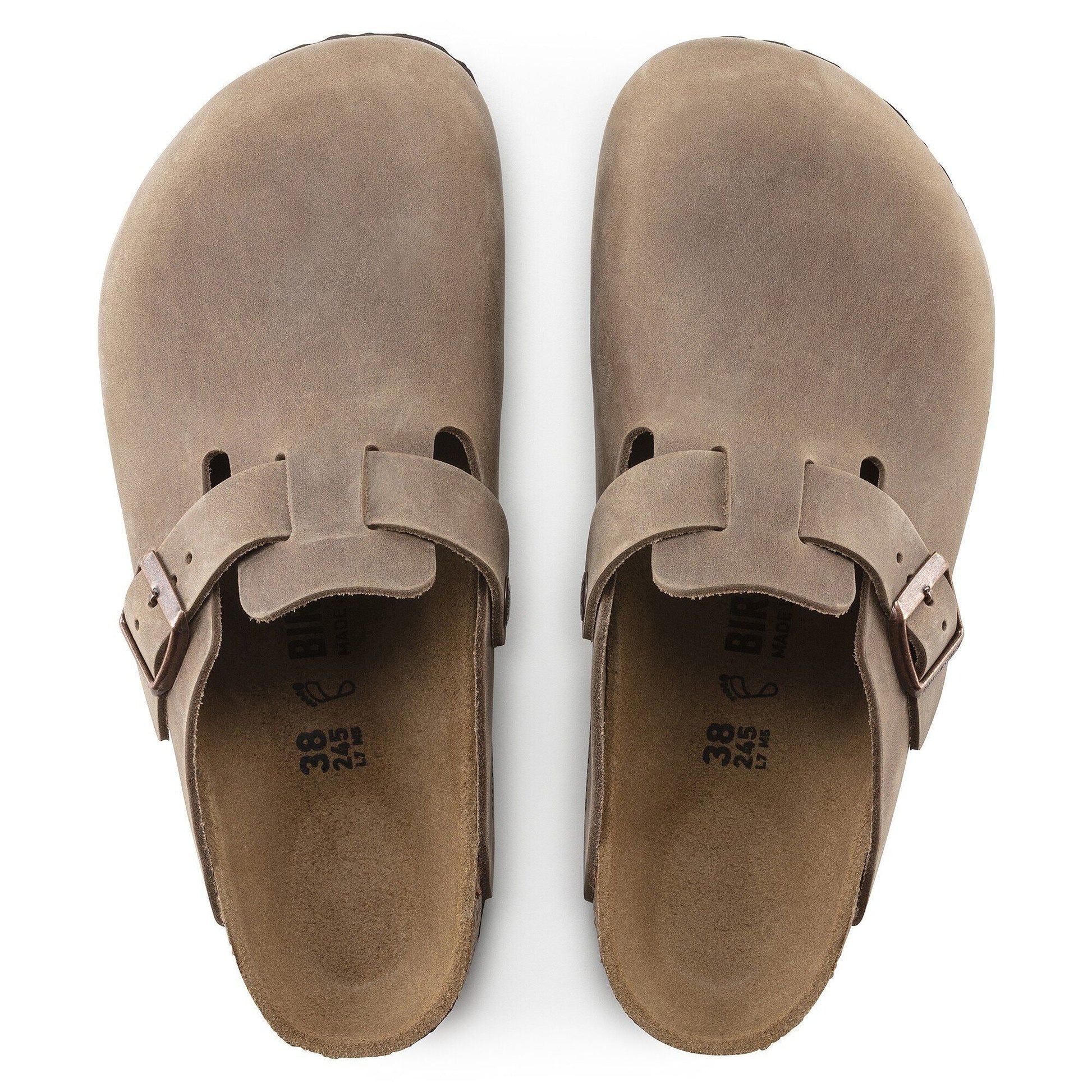 Boston | Oiled Leather | Tobacco Brown - clog - Birkenstock