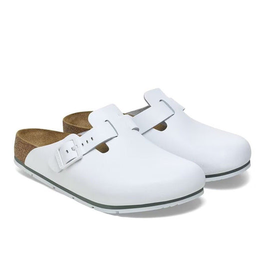 Boston Pro | Leather | White - Clog - Birkenstock