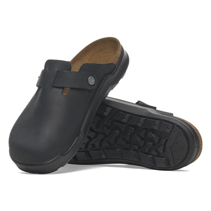 Boston Rugged | Oiled Leather | Black - clog - Birkenstock