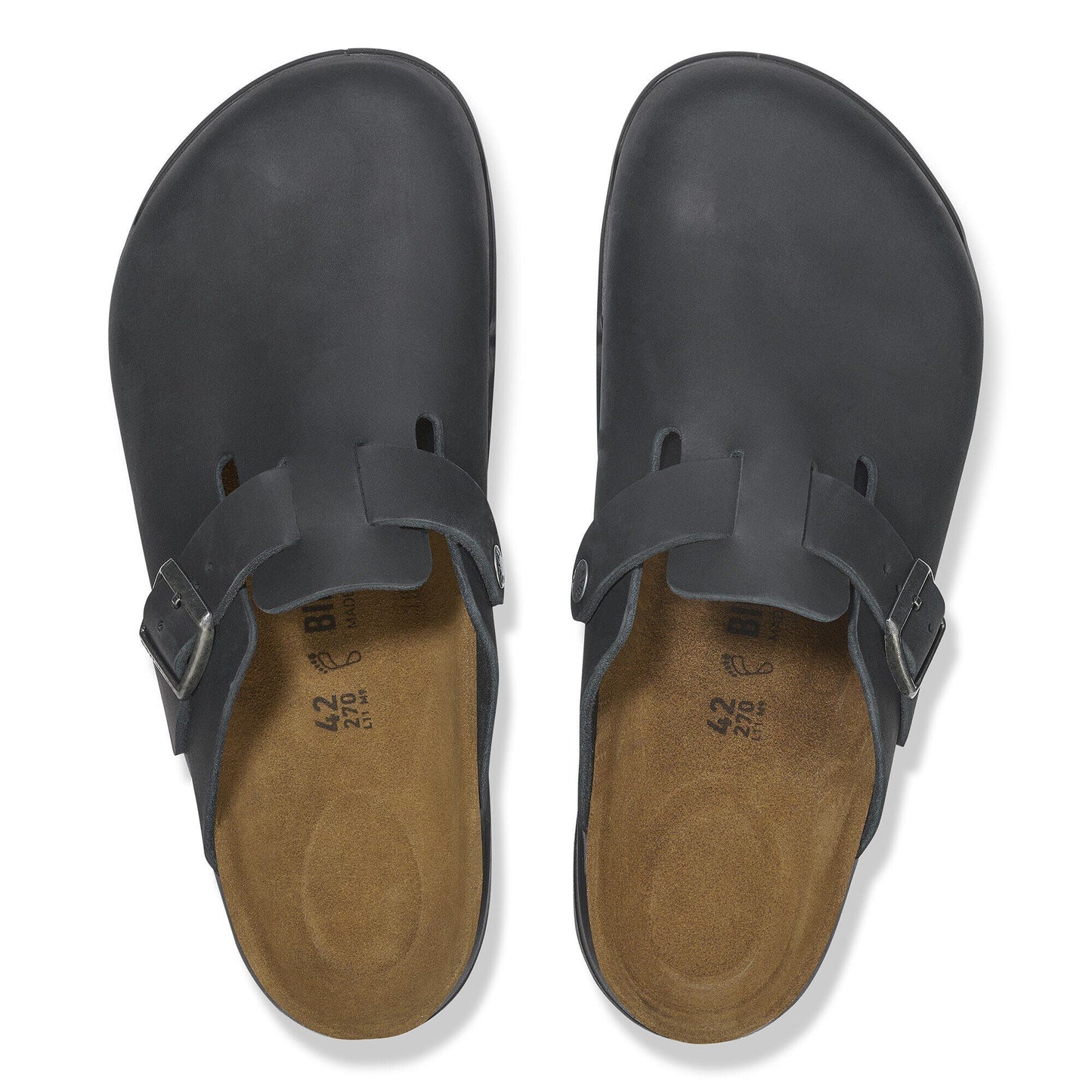Boston Rugged | Oiled Leather | Black - clog - Birkenstock