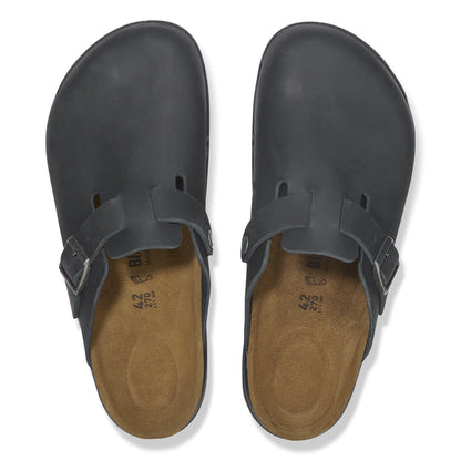 Boston Rugged | Oiled Leather | Black - clog - Birkenstock