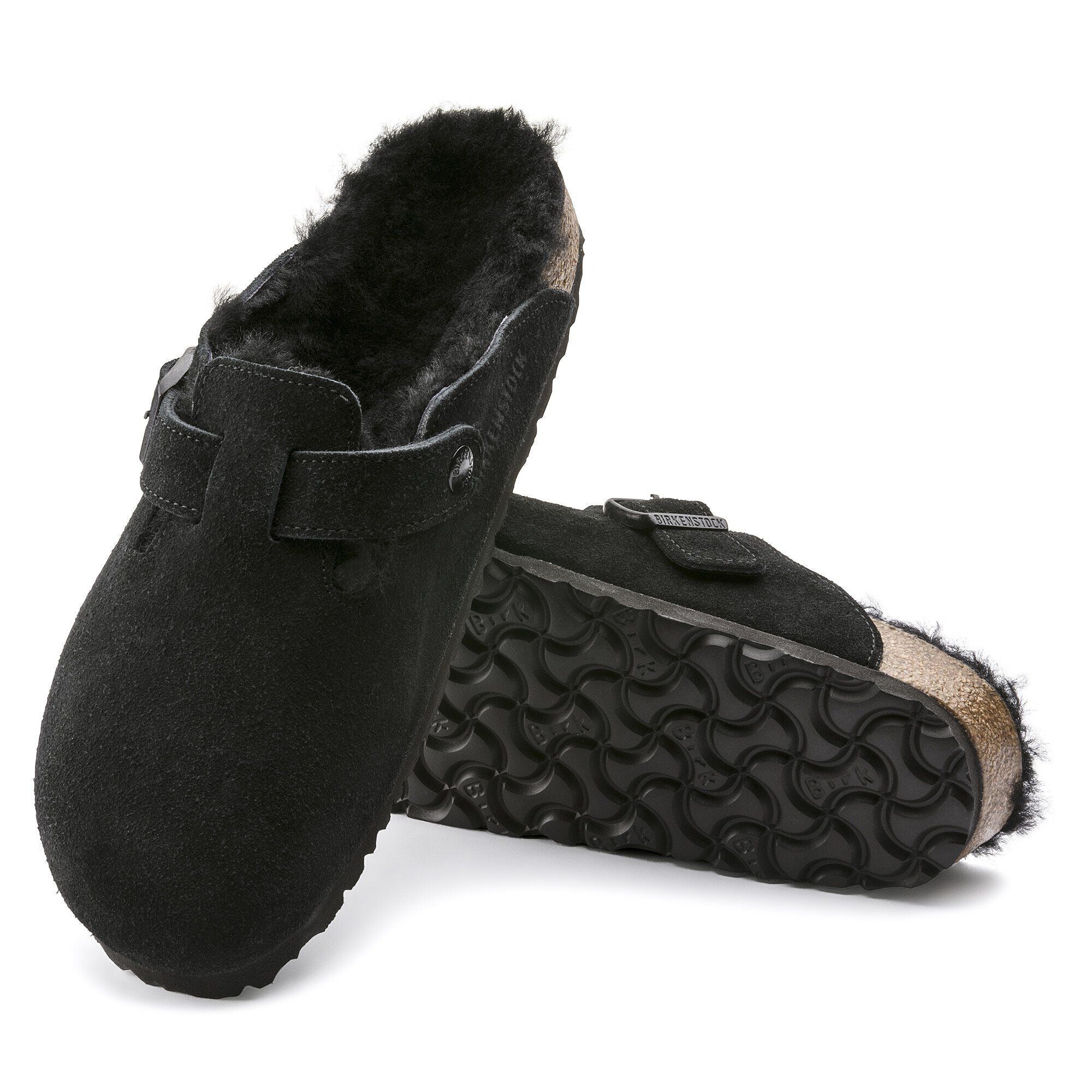 Boston Shearling | Suede | Black – Birkenstock Midtown