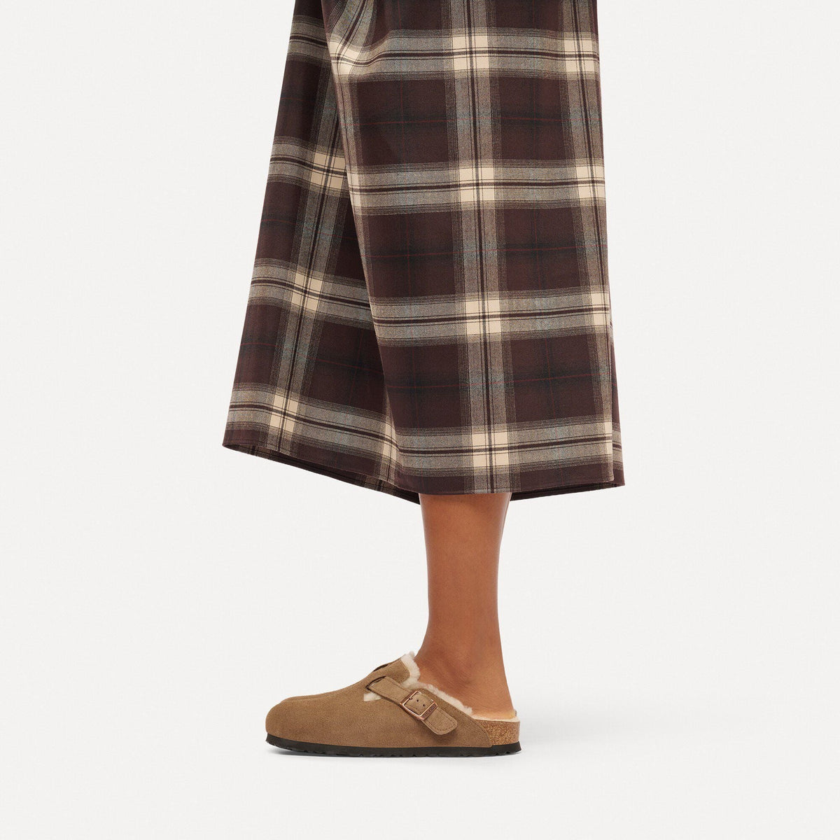 Boston Shearling | Suede | Dark Tea - clog - Birkenstock