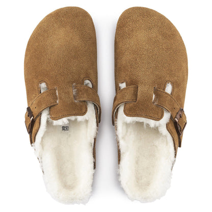 Boston Shearling | Suede | Mink - clog - Birkenstock