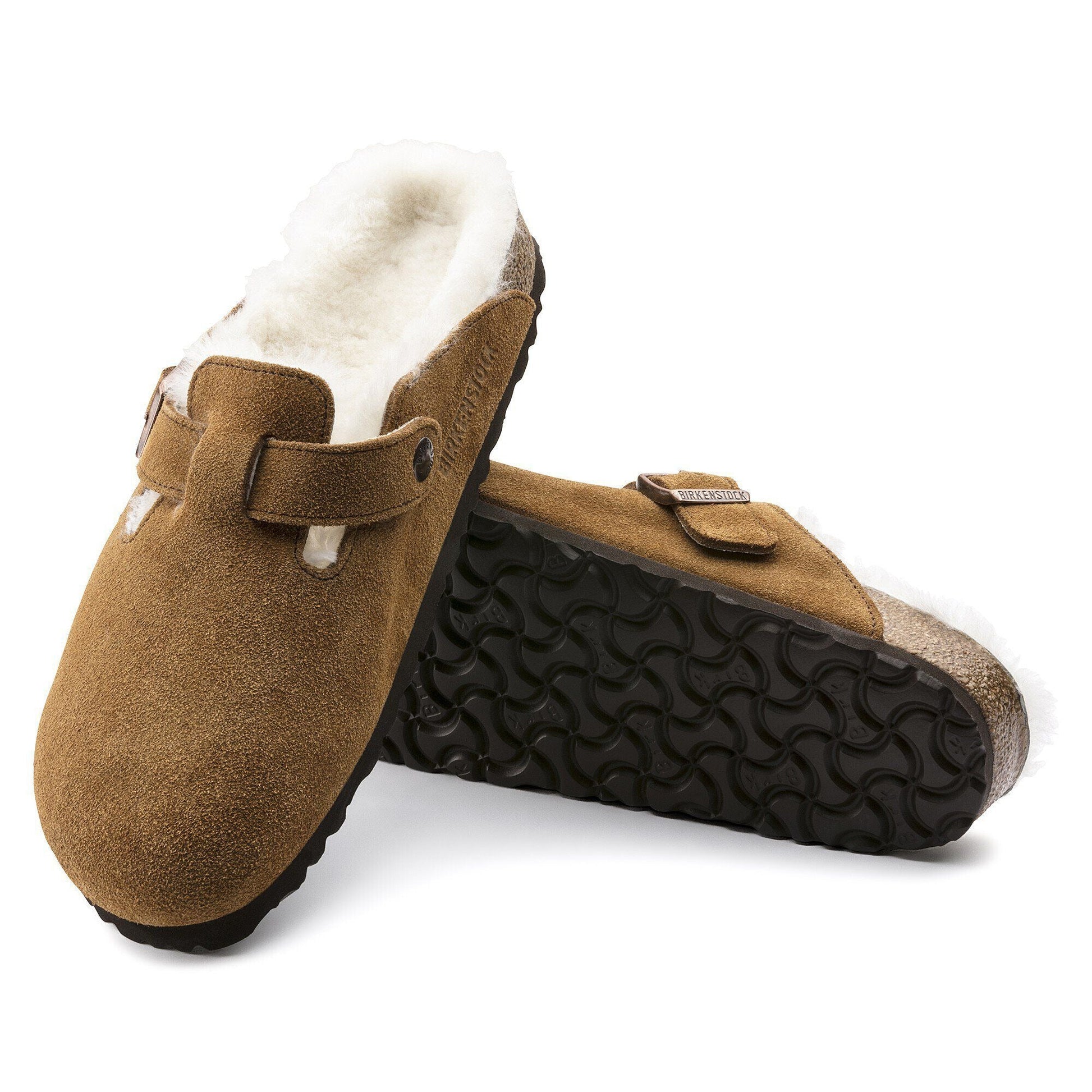 Boston Shearling | Suede | Mink - clog - Birkenstock