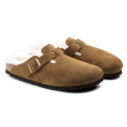 Boston Shearling | Suede | Mink - clog - Birkenstock