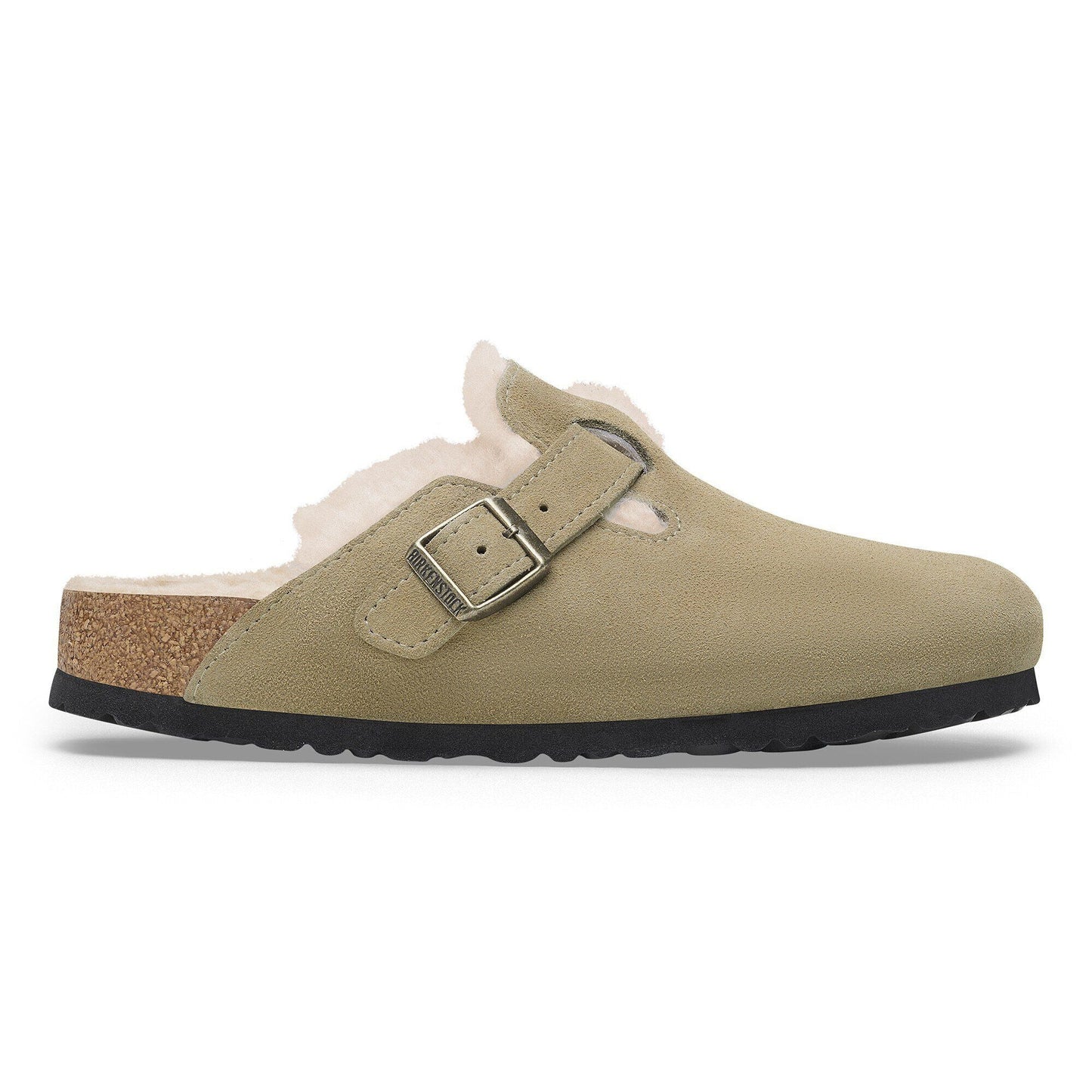 Boston Shearling | Suede | Taupe - clog - Birkenstock