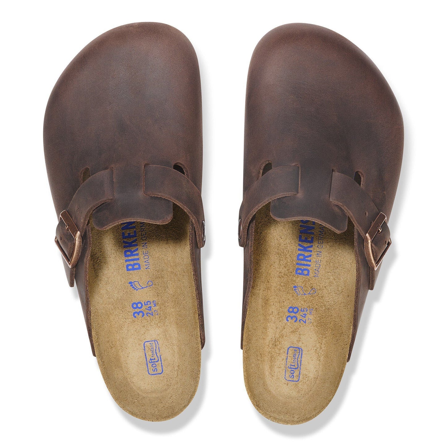 Boston | Soft Footbed | Oiled Leather | Habana Brown - clog - Birkenstock
