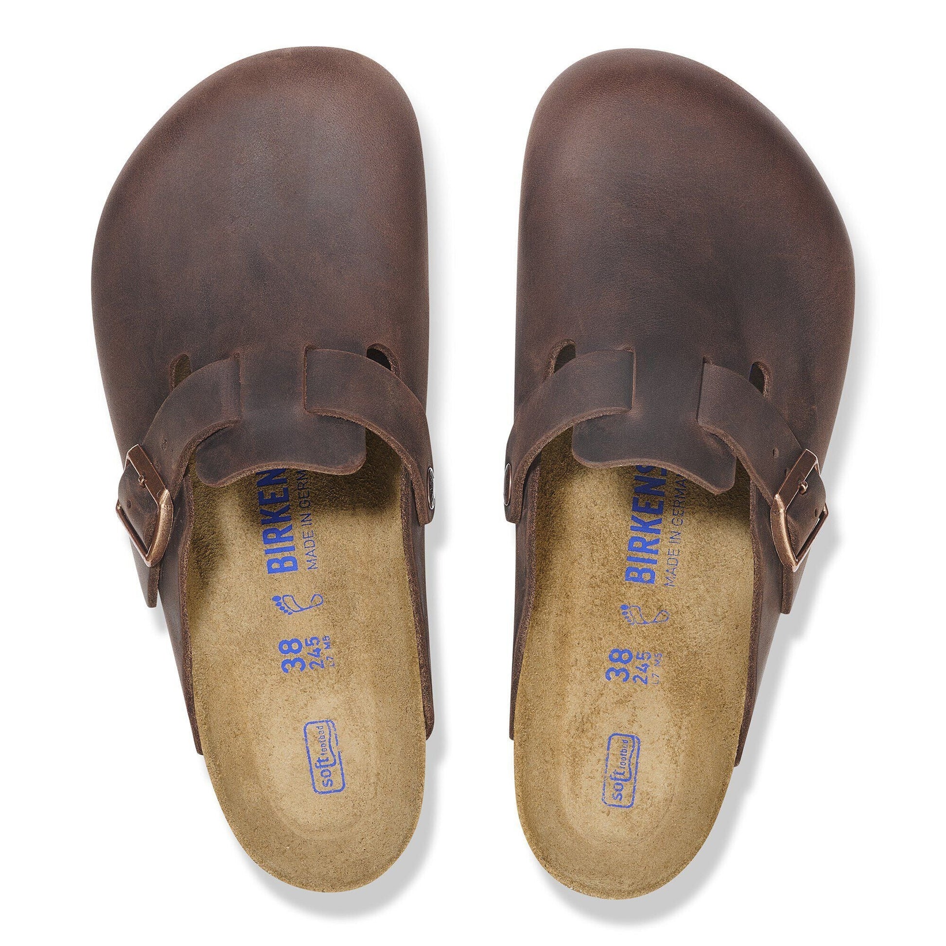 Boston | Soft Footbed | Oiled Leather | Habana Brown - clog - Birkenstock