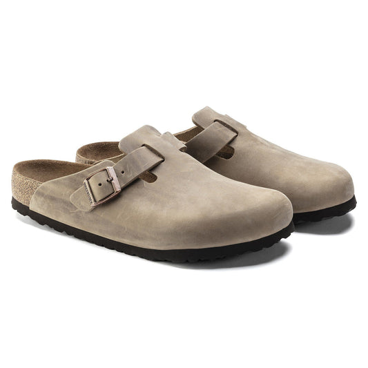 Boston | Soft Footbed | Oiled Leather | Tobacco - clog - Birkenstock