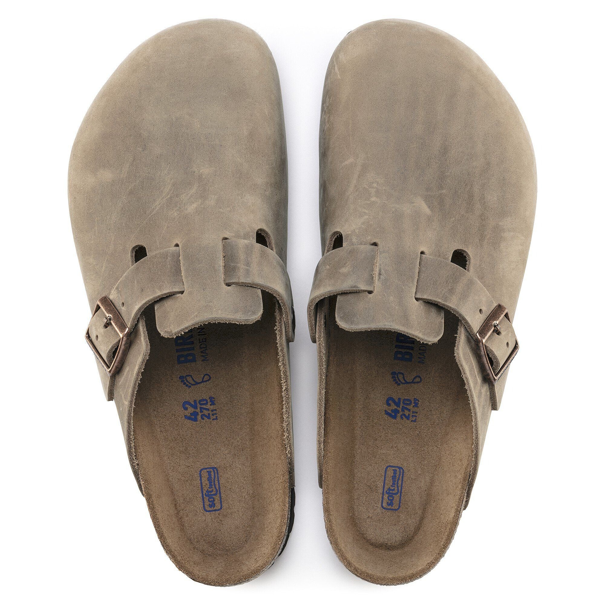 Boston | Soft Footbed | Oiled Leather | Tobacco – Birkenstock Midtown