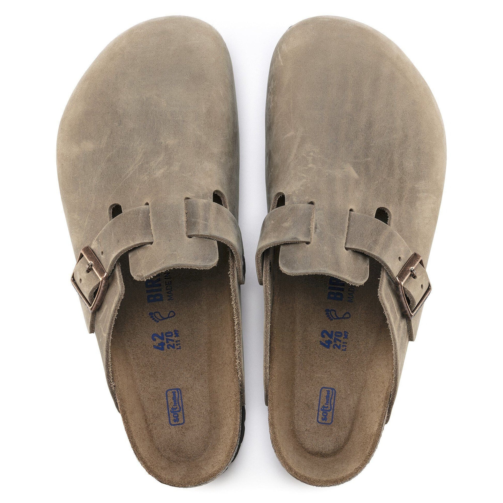 Boston | Soft Footbed | Oiled Leather | Tobacco - clog - Birkenstock