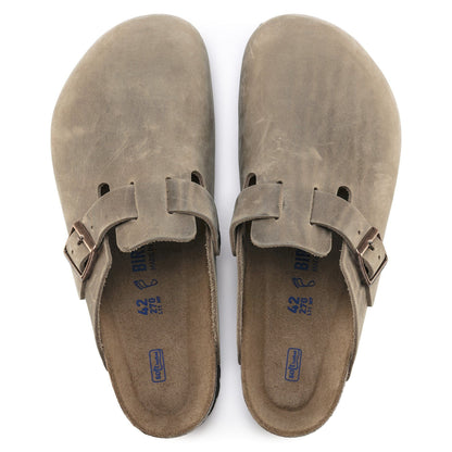 Boston | Soft Footbed | Oiled Leather | Tobacco - clog - Birkenstock