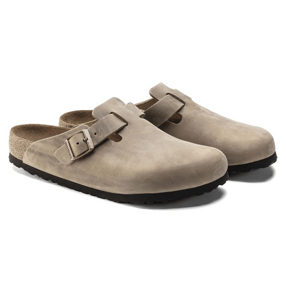 Boston | Soft Footbed | Oiled Leather | Tobacco - Clog - Birkenstock