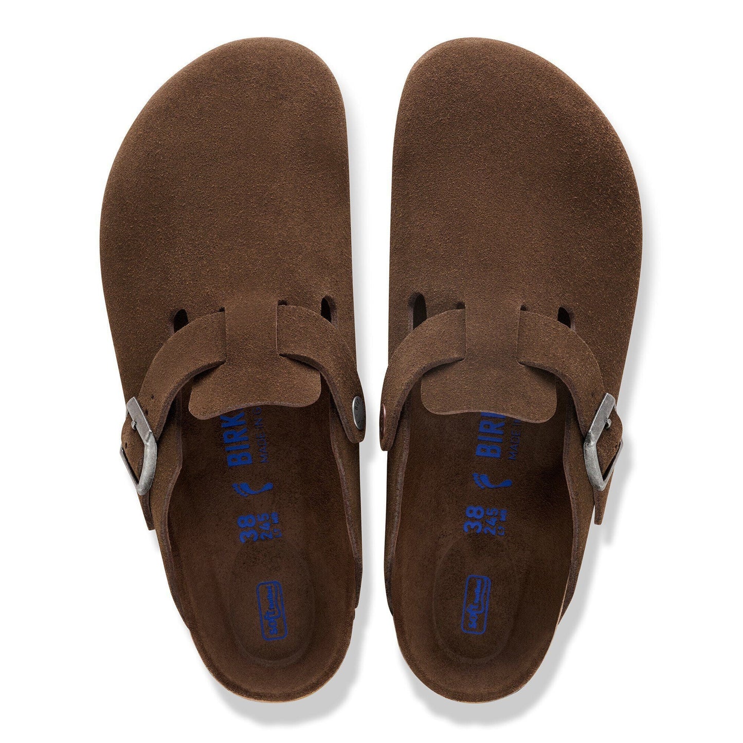 Boston | Soft Footbed | Suede | Carafe - clog - Birkenstock