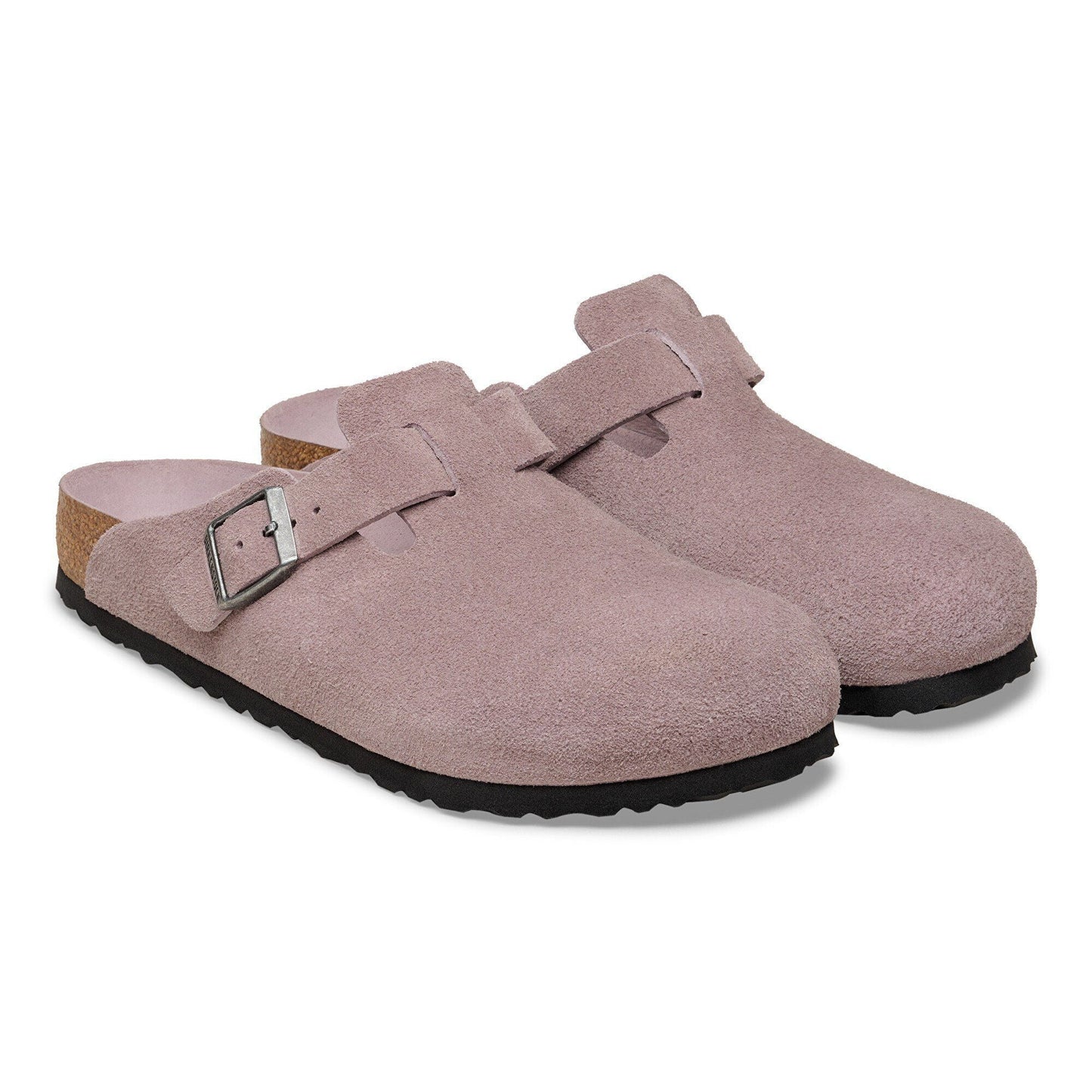 Boston | Soft Footbed | Suede | Faded Purple - Clog - Birkenstock
