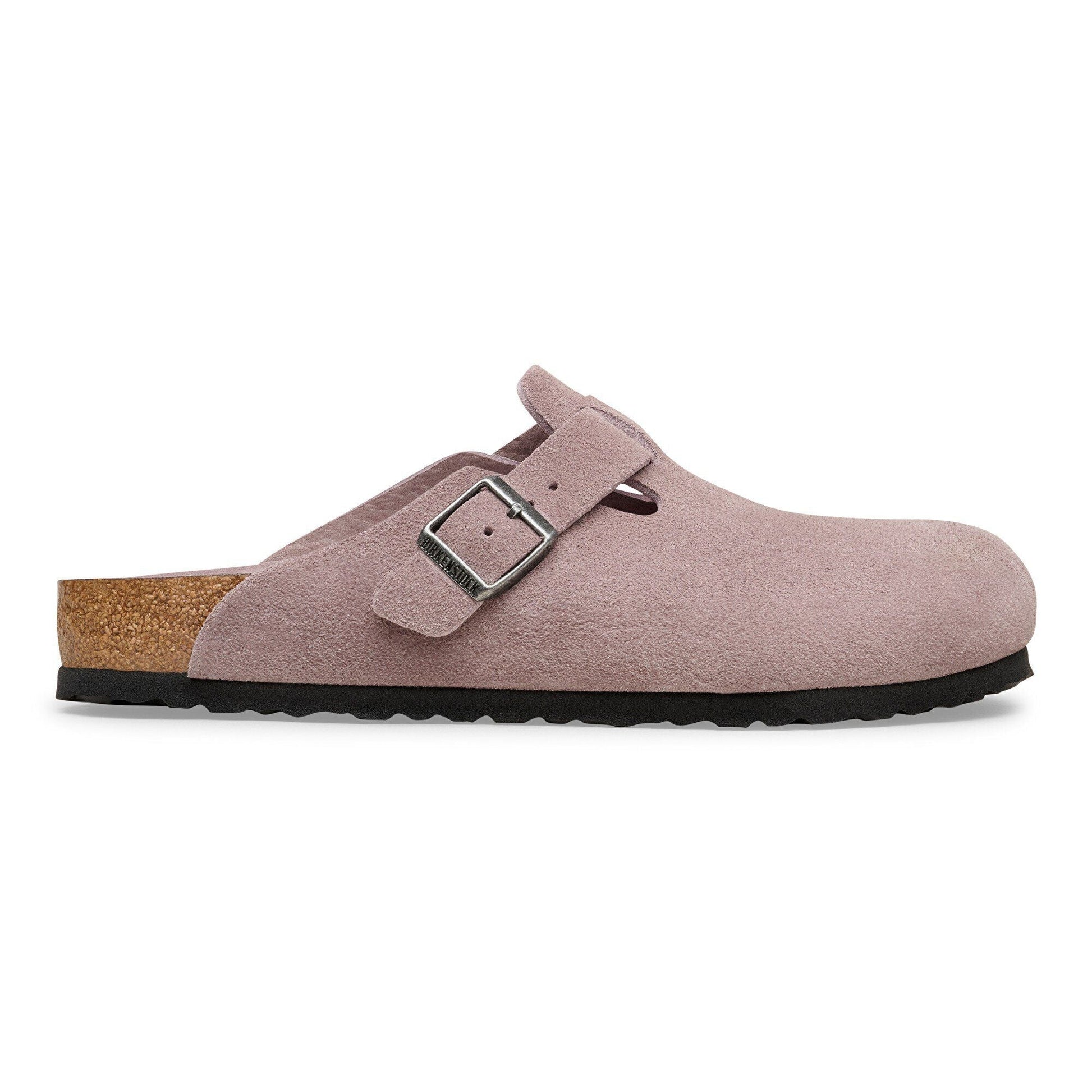 Boston | Soft Footbed | Suede | Faded Purple - Clog - Birkenstock
